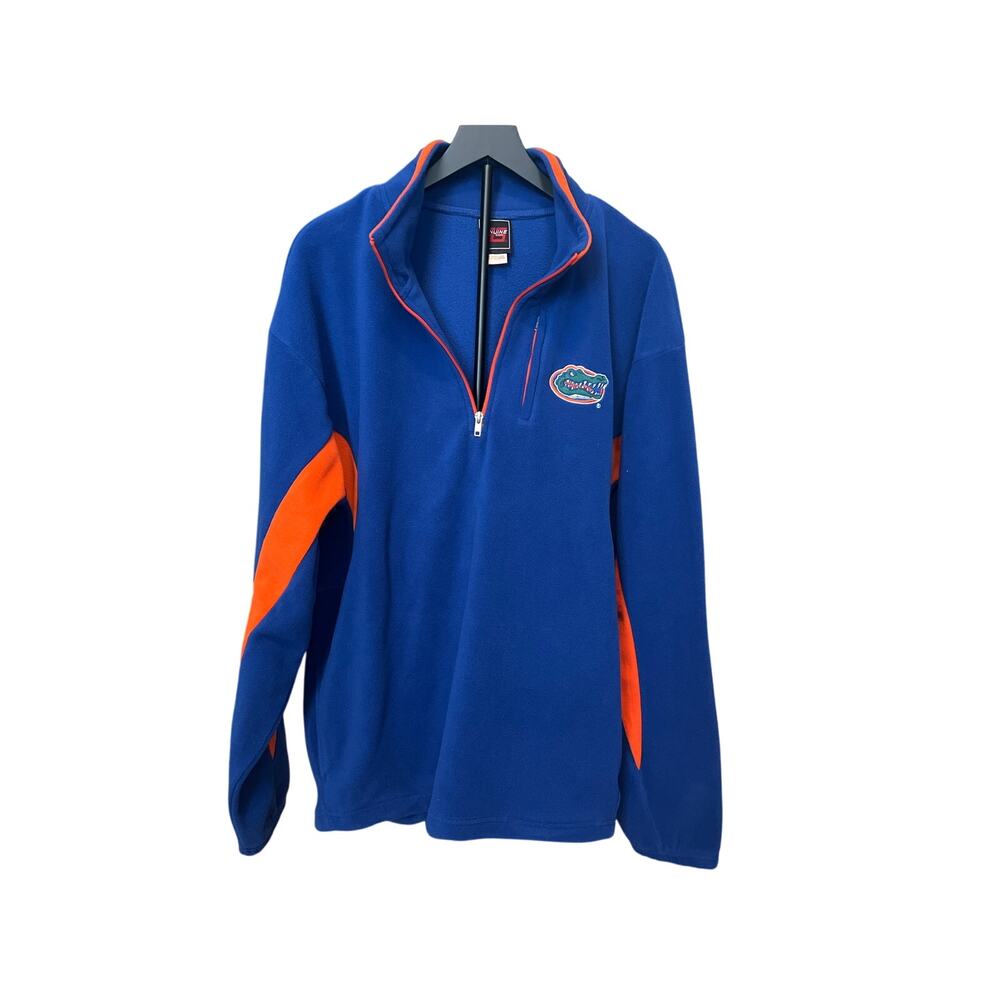 Vintage Florida Gators Fleece Pullover XL Blue Jacket UF Genuine Stuff 90s